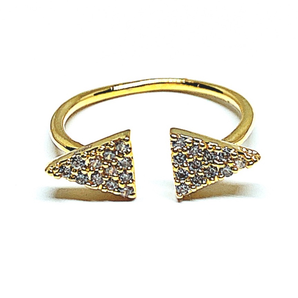 { HP } .925 Sterling Silver Cubic Zirconia Ring - Picture 3 of 9